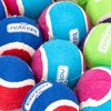 Nobleza Dog Tennis Balls 12 Pack, Durable Bouncy Floatable Squeaky Tennis Balls for Dogs for Fetch & Exercise, Training Interactive Natural Rubber Squeaky Dog Ball for Small Medium Dogs, 2.5in