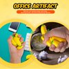 Kasyat 15 Pieces Banana Stress Toys Stretchy Bananas Stress Toys Banana PU Toys Relief Banana Stress Balls Tiny Party Supplies for Stress Relief Party Favors (2.36 Inches)
