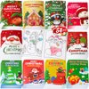 54PCS Christmas Coloring Books Kids Party Favors - Xmas Stockings Goodie Bags Stuffer Filler Fun Holiday Party Supplies