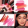 Creamy Blush Stick With Brush for Mature Skin/Lip/Eyes,Lightweight Luxuriously Blendable Rose Color Matte Multi Blush Stick for All Ages, Long Lasting Waterproof Cream Blush for Cheeks/Face #2
