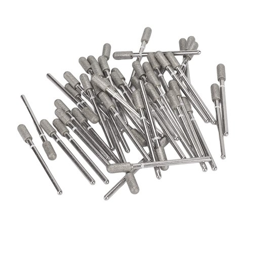 Cuticle Polishing Bits, 50Pcs Professional Nail Drill Bits Sand Strong Hardness Rough Surface for Salon for Pedicure