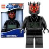 Star Wars Lego Year 2012 Movie Series 8 Inch Tall Figure Alarm Clock Set# 9005596 - Darth Maul with Moving Arms and Legs Plus Backlight Display