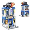 WULOBOOI City Movie Theater Building Blocks Sets, Cute Street Store MOC Cinema 3D Toy Model Building Kit, Creative Birthday Gift for Adults/Kids Who Love Movies (253 Pieces)