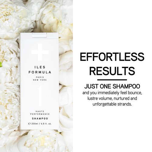 ILES FORMULA Haute Performance Sulfate Free Shampoo - Deep Cleanse, Volumize and Detangle + Stops Hair Breakage, Color & Extension Safe - For All Ages & Hair Types, 6.8 Fl Oz (200 ML)