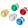 5PC Arcade Button LED Illuminated Push Buttons with Microswitch for Arcade Machine Games Console Parts