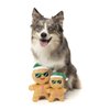 Fuzzyard Mr./Mrs. Gingerbread Christmas Dog Toy (Small, Mrs. Gingerbread)
