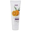 NOW Foods Solutions, Vitamin C and Oryza Sativa Gentle Scrub, Brightening System, Gentle Mild Exfoliation for Daily Use 4-Ounce