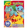 Crayola Pokemon Coloring Book, 96 Coloring Pages, Gift for Kids 3, 4, 5, 6