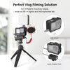 SmallRig Hero12 / Hero11 / Hero 10 / Hero 9 Black Cage for GoPro, with 2 Cold Shoe Mount for GoPro Light Mod and Common Microphone, Led Video Light - 3083C