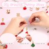 2024 Christmas Advent Countdown Calendar,Charm Bracelet DIY Making Kit 24 Days Surprise Gifts,Jewelry Making Supplies Beads for Teen Girls 4-12,Craft Toys Gifts Set with a Gift Box Gift