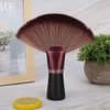 Broken Hair Brush, Fan Shape Soft Hairdressing Brush Hair Cutting Broken Hair Sweep Brush Neck Sweep Tool Salon Accessory for Professional Hair Salon and Barber Shop Use