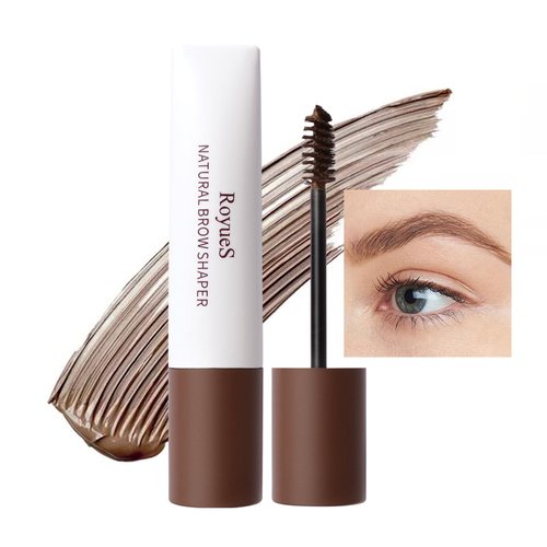 AKARY Eyebrow Gel Waterproof Tinted Eyebrow Mascara, Natural Thickening Brow Shaper Instant Wild Eyebrow Shaping Makeup Gel, Long Lasting Volumizing Quickly Fixing Eyebrow Makeup, 01 Light Brown