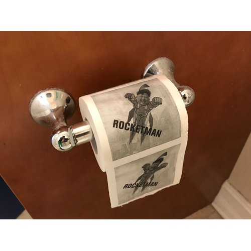 SummitLink 1 Roll of Rocket Man North Korea Kim Jong Un Toilet Paper Funny Nuke Tissue Prank Fun Birthday Party Novelty Gift Idea