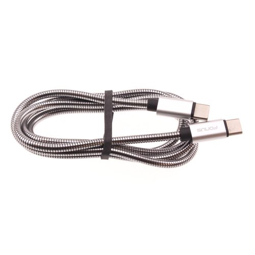 3ft Metal PD Cable Type-C to USB-C Charger Cord Compatible with Apple iPhone 16/Pro/Max/Plus, Power Wire Sync Long Fast