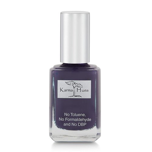 Karma Organic Natural Nail Polish-Non-Toxic Nail Art, Vegan and Cruelty-Free Nail Paint (Velvet Night)