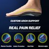 Exland Plantar Fasciitis Insoles - High Arch Support for Supination - Pain Relief - M Size 8-9.5 Men | 9.5-11 Women - Custom Orthotic Shoe Inserts
