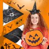 Jacnkb Halloween Witch Hat Headband Cute Witch Wizard Spiderweb Hair Hoop Mini Pointy Black Hat Headwear Halloween Party Hairband Holiday Accessories Halloween Dress up Party Supplies Decorations