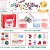 Christmas 4 Pack Butter Slime, Xmas Toys Kit, Classroom Party Favors for Kids 8-12, Party Favors for Classroom Birthday, Christmas Stocking Stuffers, Slime Advent Calendar 2024