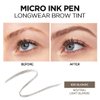 L'Oreal Paris Micro Ink Pen by Brow Stylist, Longwear Brow Tint, Hair-Like Effect, Up to 48HR Wear, Precision Comb Tip, Blonde, 0.033 fl; oz.