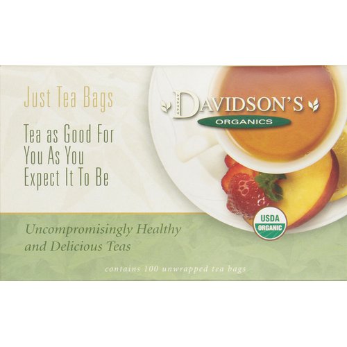 Davidson's Organics, Herbal Christmas Tea, 100-count Unwrapped Tea Bags