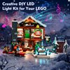 VONADO Music Version LED Light Kit for Lego Alpine Lodge 10325 Christmas Winter Village, Creative Lighting Set Accessories Compatible with Lego 10325 Christmas Village Set (Lights Only, No Models)