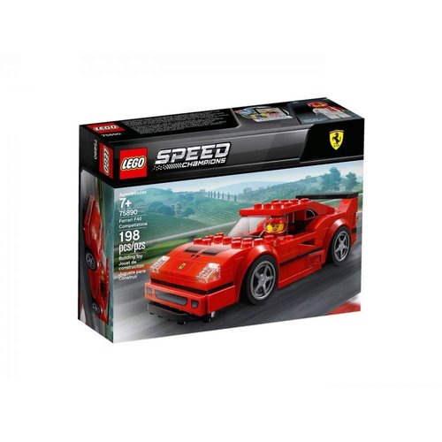 LEGO Speed Champions Ferrari F40 Competizione 75890 Building Kit (198 Pieces)