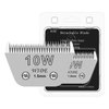 Newbulu Sizi 10W Dog Grooming Clipper Replacement Blades, Compatible with Ainds, Oster A5, Wahl Km10 and Other Series Clippers, Blade Size-10W Cut Length 1/16"(1.5mm)