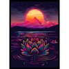 MTG (Neon Retro Black Lotus) 100ct Matte TCG Art Card Sleeves by Ai Armor