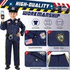 Joycover Police Costume for Kids, Police Costume with Toy Accessories, Cop Costume Outfit Set, Halloween Costumes for Boys
