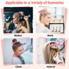 Kipeber 30 Pcs Plastic Alligator Hair Clips, Pink Hair Clips for Styling Sectioning, Professional Hair Styling Clips for Women with Wide Teeth & Double-Hinged Design