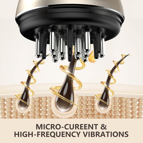 HUAYULINK Hair Oil Applicator Comb and Scalp Massager 2 in 1,Scalp Oil applicator Comb for for Hair Care,Hair Growth,Anti Hair Loss Lotion Dispenser,for Salon Care, Oily/Greasy Hair