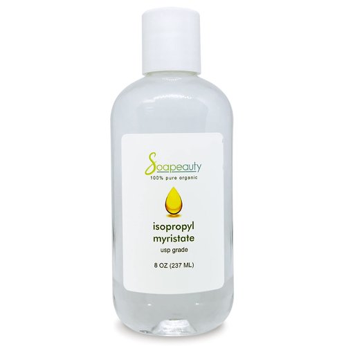 ISOPROPYL Myristate Cosmetic Grade for Soap Making, Fragrances, Shampoo, Creams & Lotion, Makeup & Adhesive Remover, Antiperspirants & Deodorants | 8 fl oz