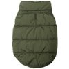 JoyDaog 2 Layers Fleece Lined Warm Dog Jacket for Puppy Winter Cold Weather,Soft Windproof Small Dog Coat,Green M