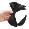 WantGor Bow Headbands for Women, Big Bowknot Hair Hoop Women Knotted Wide Turban Headbands Hair Band Bows Hair Accessories (Black)