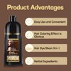 BOJICA COSMTEK Dark Brown Hair Dye shampoo, Hair Color Shampoo for Women, Natural Shampoo Hair Dye 3 in 1 for Gray Hair-100% Grey Hair Coverage/Instant/Herbal Ingredients-17.6 OZ