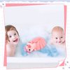 Vesici 2 Pcs Bath Sponge Kids Body Shower Loofah Cute Animal Cartoon Colorful Baby Pouf Mesh for Toddler Children Adults Gifts Washing Exfoliating, Pig and Cow 1 count