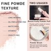 2PCS Loose Face Powder, Oil Control Minimizes Pores and Fine Lines, Loose Baking Face Setting Powder Makeup, Oil Control Soft Focus Effect Make Up, Matte Ultra Flawless Finish(04# Natural)