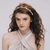 Aileam Headband Diamond Hair Band Baroque Gold Hair Hoop Fashion Metal Hair Accessories for Women and Girls