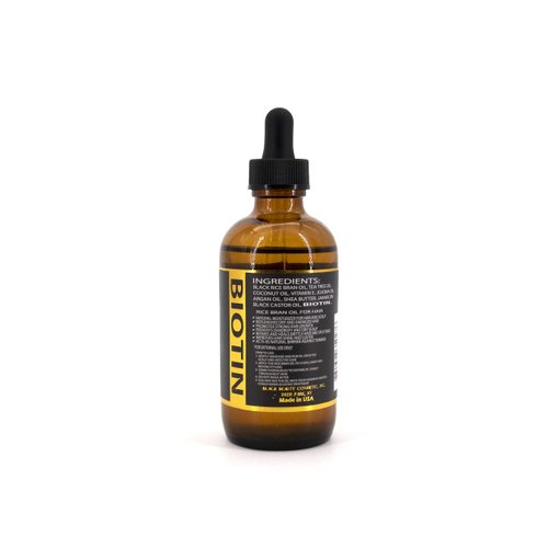 Black Rice Oil Hair Growth Oil 2oz - BIOTIN | Super Power Hair Growth Oil for Face,Body, Hair (2 OZ)