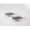 Generic 2 extra tiny small silver seashell metal barrette hair clip for fine thin hair