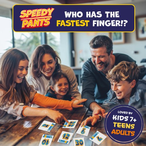 Speedy Pants | Fun Family Card Game | 10-in-1 Stocking Stuffer or White Elephant Gift | Best Party Board Games for Kids, Teens, Adults, Families | Ages 6 7 8 9 10 11 12 +