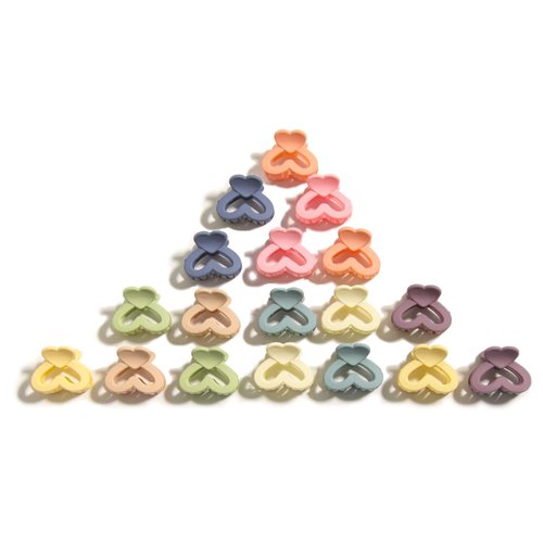 LFOUVRE 20pcs Mini Hair Clips for Women,Small Hair Claw Clips for Thin Hair Non Slip Girl Claw Clip, Cute Hair Styling Accessories