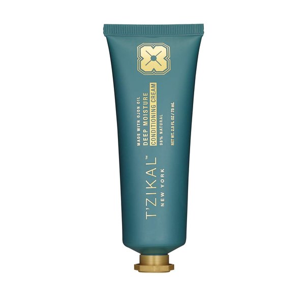 T’zikal Deep Moisturizing Conditioning Cream with Ojon Oil - Travel Size Leave In Conditioner for Curly Hair - Hair Treatment for Dry Damaged Hair and Natural 4C Hair - Sulfate Free Conditioner