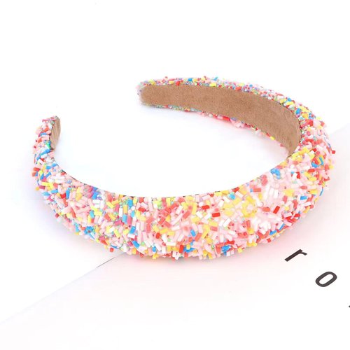 CIEHER Padded Headbands for Women Girls Head Bands Hair Accessories Candy Color Sponge Headbands, Thickened Non-slip Colorful Hairbands Cute Wide Hair Bands