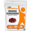 BulkSupplements.com Organic Schisandra Extract Powder - Schisandra Supplement, from Schisandra Berries - Herbal Supplement, Gluten Free - 1000mg per Serving, 250g (8.8 oz) (Pack of 1)