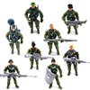 Guaishou Action Figures Army Men Soldiers Toys 8 Pack Military Toy Playset Realistic Accessories
