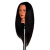 Bellrino 24" Cosmetology Mannequin Manikin Training Head with 100% Human Hair with Clamp Holder - Lindsey + C