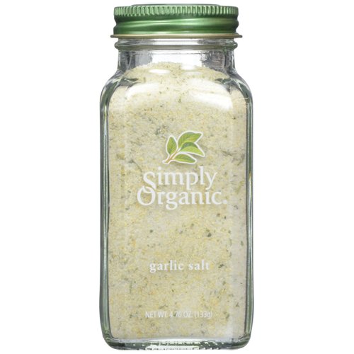 Simply Organic Garlic Salt, Certified Organic | 4.7 oz