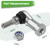 10L0L Golf Cart Ball Joint Kit Tie Rod End Set Compatible with Club Car DS & Carryall 2009-up, Left Thread and Right Thread for Driver and Passenger Side, OEM# 102022602 102022601 102288301