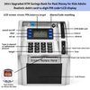 2024 Upgraded ATM Saving Piggy Bank for Real Money for Kids Adults Personal ATM Savings Bank Machine with Card, Password Login, Coin Recognition, Bill Feeder, Balance Calculator, Electronic Safe Box